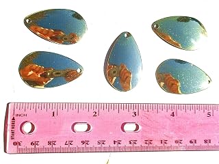 5ct Gold #6 Indiana Spinnerbait Blades Spinnerbaits Bass Fishing SpinnerBaits