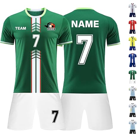 Elite Laifu Custom Soccer Jersey Set: Sublimated, Personalized Soccer Uniforms for Kids and Adults