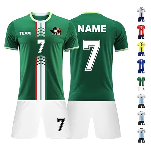 LAIFU Custom Soccer Jersey Set For Kid Adult Heat Sublimation Personalized Soccer Uniforms With Your Design - Mexico Green