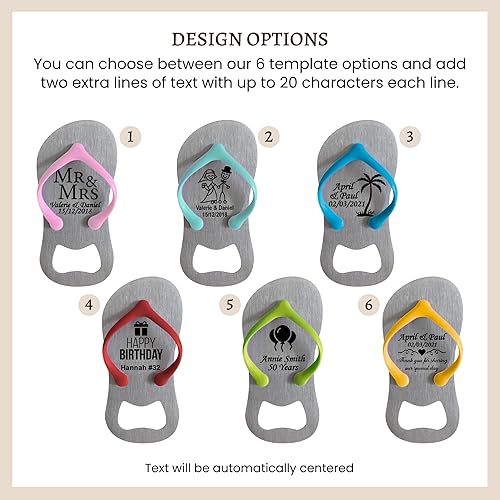 Miniatura 5 de Juego de abridor de botellas de 3-6-8-12-24, regalos de fiesta personalizados, regalos de invitados de boda personalizados en la playa, regalos de