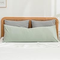 Vista 55 de BESTOUCH Funda de almohada 100% algodón lavado para cabello y piel, tacto de lino, suave, cómoda, transpirable, juego de 2 fundas de almohada