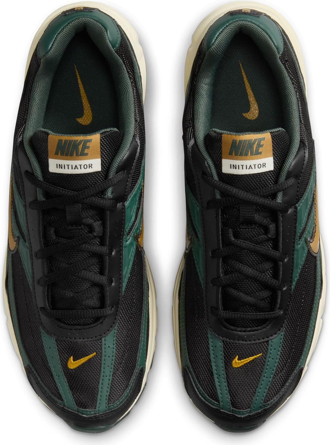 Nike Initiator Men's Shoes (HQ3611-010, Black/Vintage Green/Coconut Milk/Bronzine) Size 8