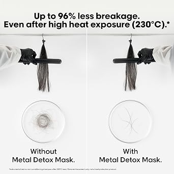 L’Oréal Professionnel Metal Detox Hair Mask, Prevent Breakage & Colour Fade from Hard Water, Moisturising Conditioner Treatment for Smooth, Shiny Hair, Prevent Damaged Hair