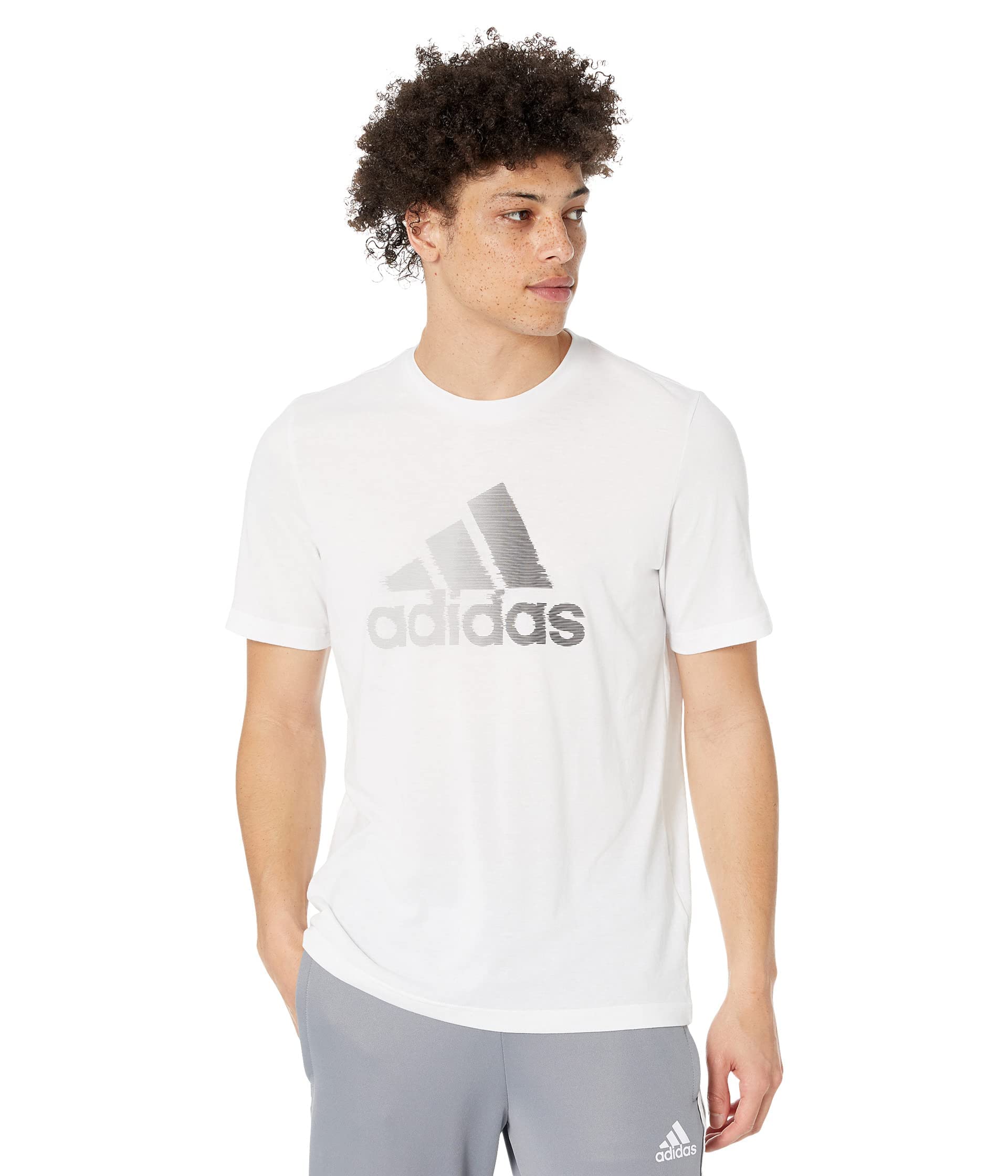 adidasMen's Designed 2 Move Logo Tee