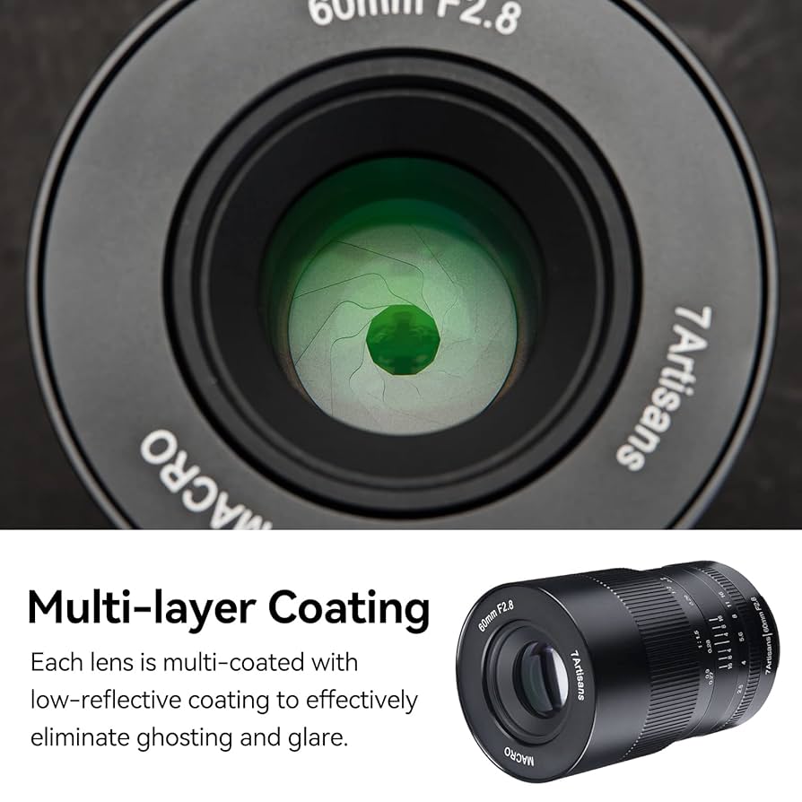 Amazon.com : 7artisans 60mm F2.8 Macro APS-C Manual Focus
