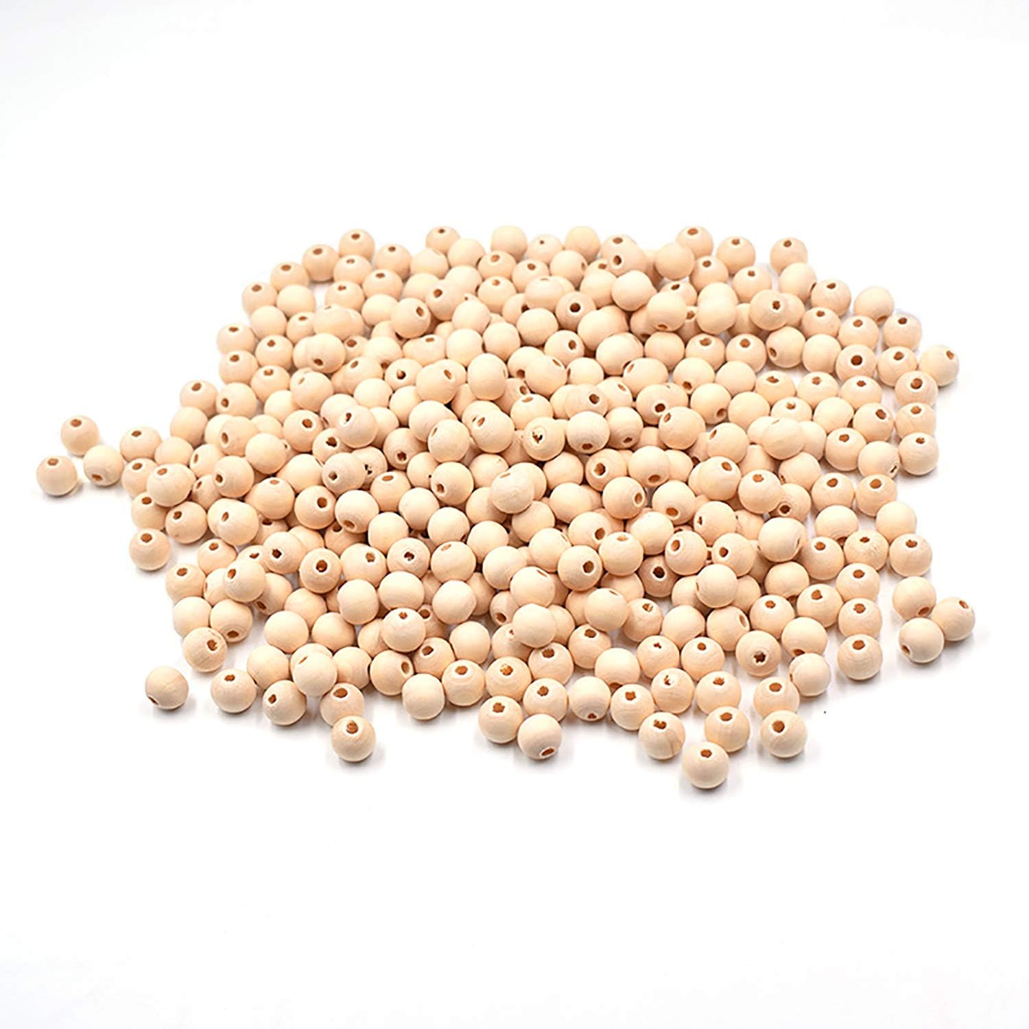 100 Pcs 20mm Natural Wood Beads Unfinished Round Ball Wooden Loose Beads for Garland, Home Decor, DIY Crafts - Image 4