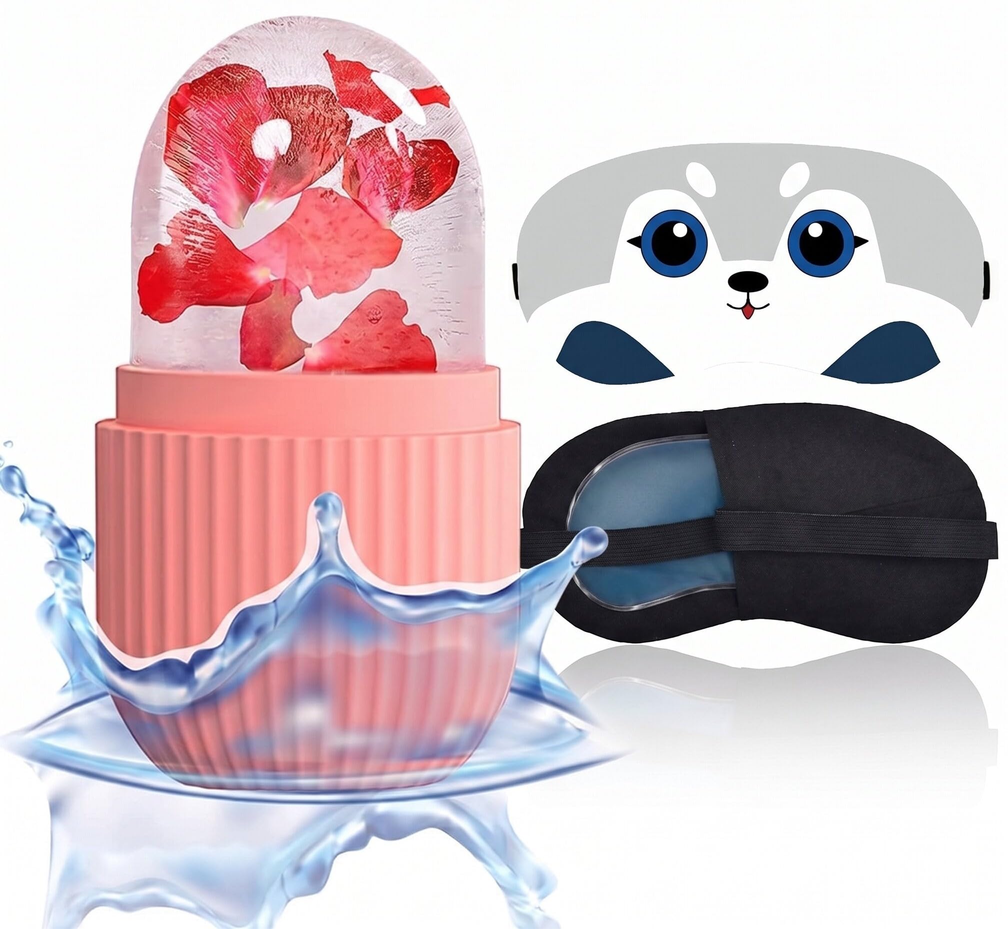 Ultimate Pampering Gift Set | Cooling Ice Face Roller Mold & Soothing Cold Eye Mask | Perfect Addition to Any Skincare Routine-image-48
