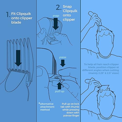 Miniatura 8 de Protectores de cortapelos XL de alta calidad, extra fuertes y resistentes, 1.75 pulgadas (1.732 in), 1.5 pulgadas (1.496 in), 1.25 pulgadas (1.260