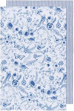 Now Designs Juliette Printed and Woven Kitchen Towels, Set of 2