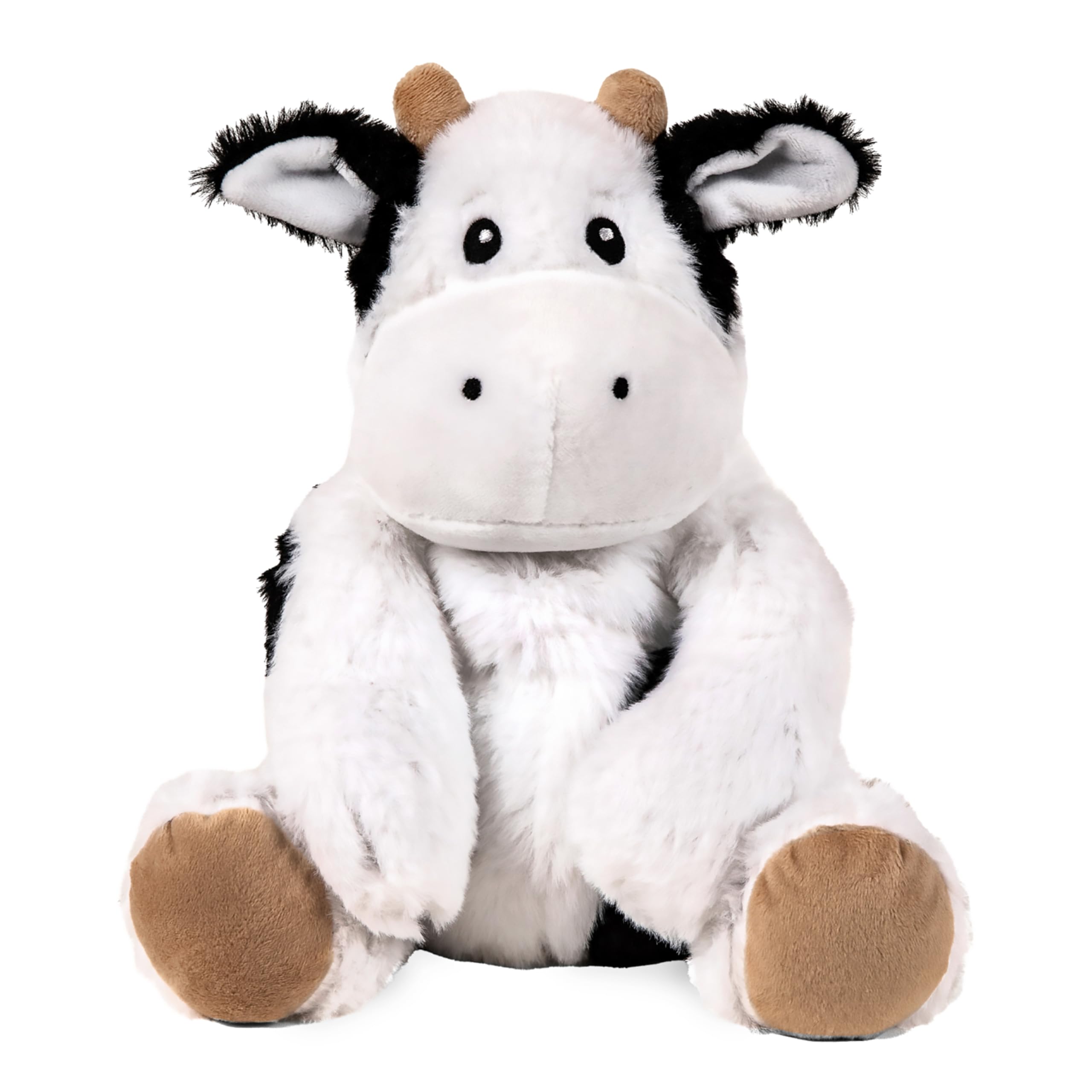 Callie Cow - Microwavable & Weighted Plush Stuffed Animal - Lavender Scented - Anxiety & Stress Relief - Hot & Cold Therapy - Sensory Toy