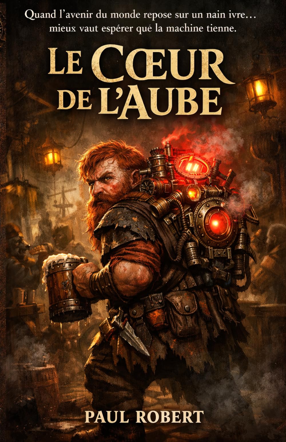 Le Cœur de l’Aube: Une fantasy sombre, burlesque et épique, qui explore le courage imparfait, la lumière au milieu du chaos et le destin absurde d’un héros qu’on n’aurait jamais dû choisir.
