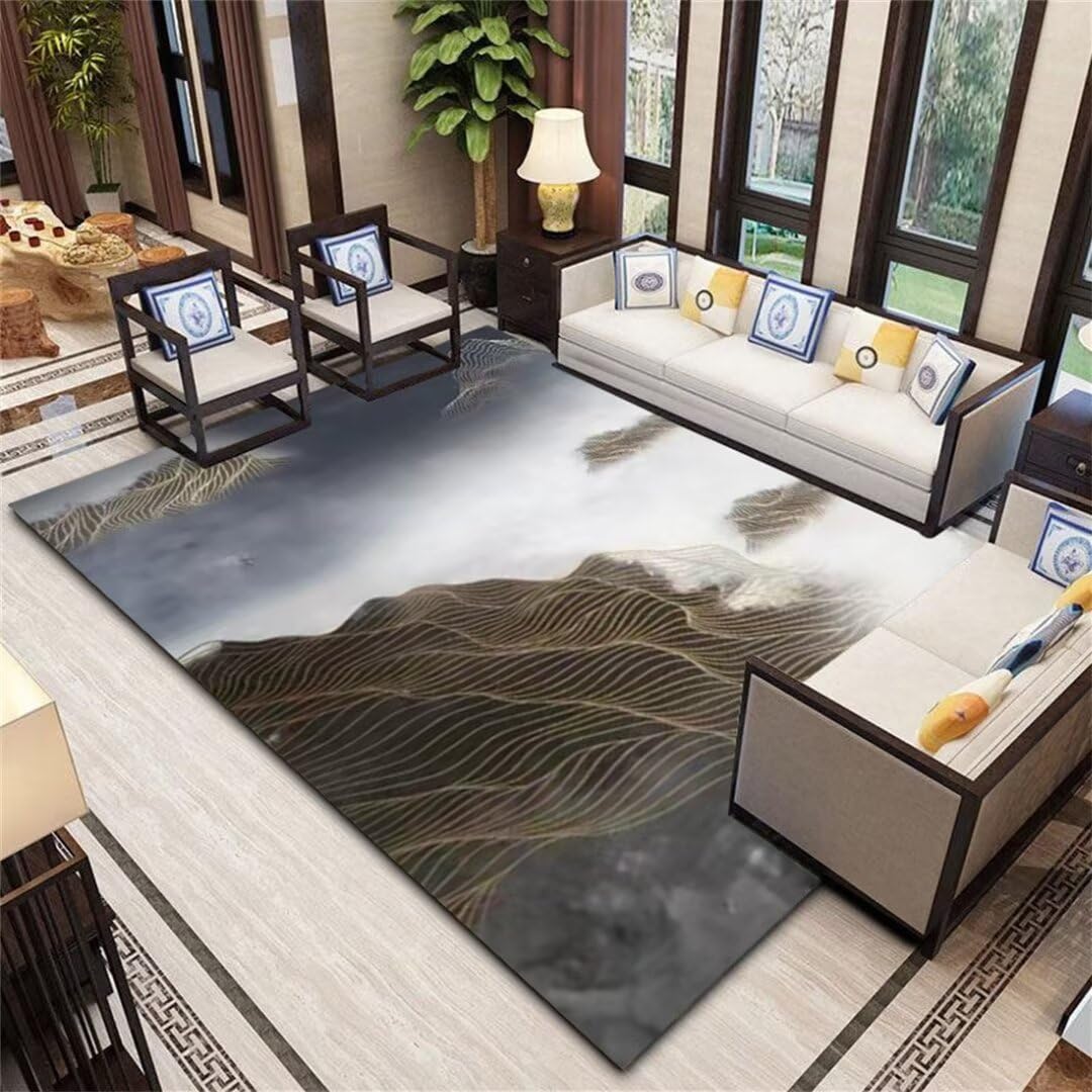 Moquette salon grande taille fleurie pour une ambiance de bureau douce et moderne