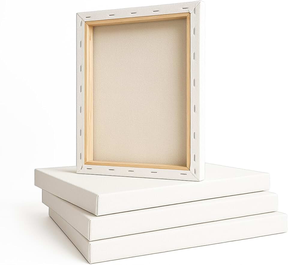 Tela Canvas em Branco para Pintura, 100x80cm