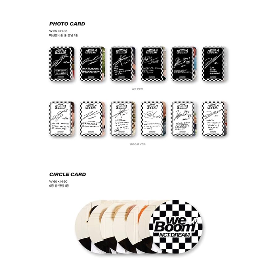 NCT DREAM 3rd Mini Album - WE BOOM CD + Booklet + Boom Card +