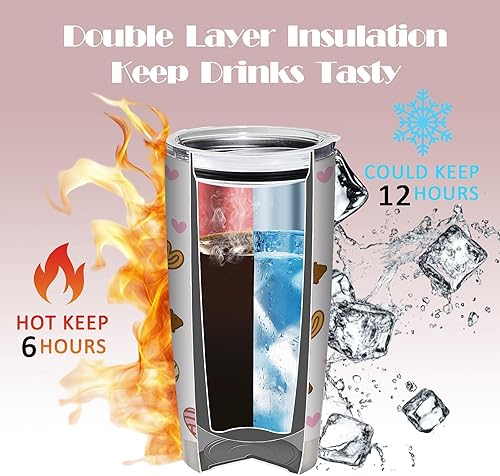 Miniatura 5 de Cafecito Y Chisme, bonita taza de café mexicano, vaso aislado de cafecito y chisme, regalos divertidos de 20 onzas para mujeres, regalo de