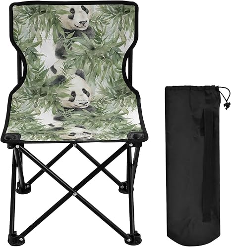 Miniatura 4 de Al aire libre plegable lindo panda animal bambú camping sillas para adultos silla de camping portátil silla de césped ligero 202a4921