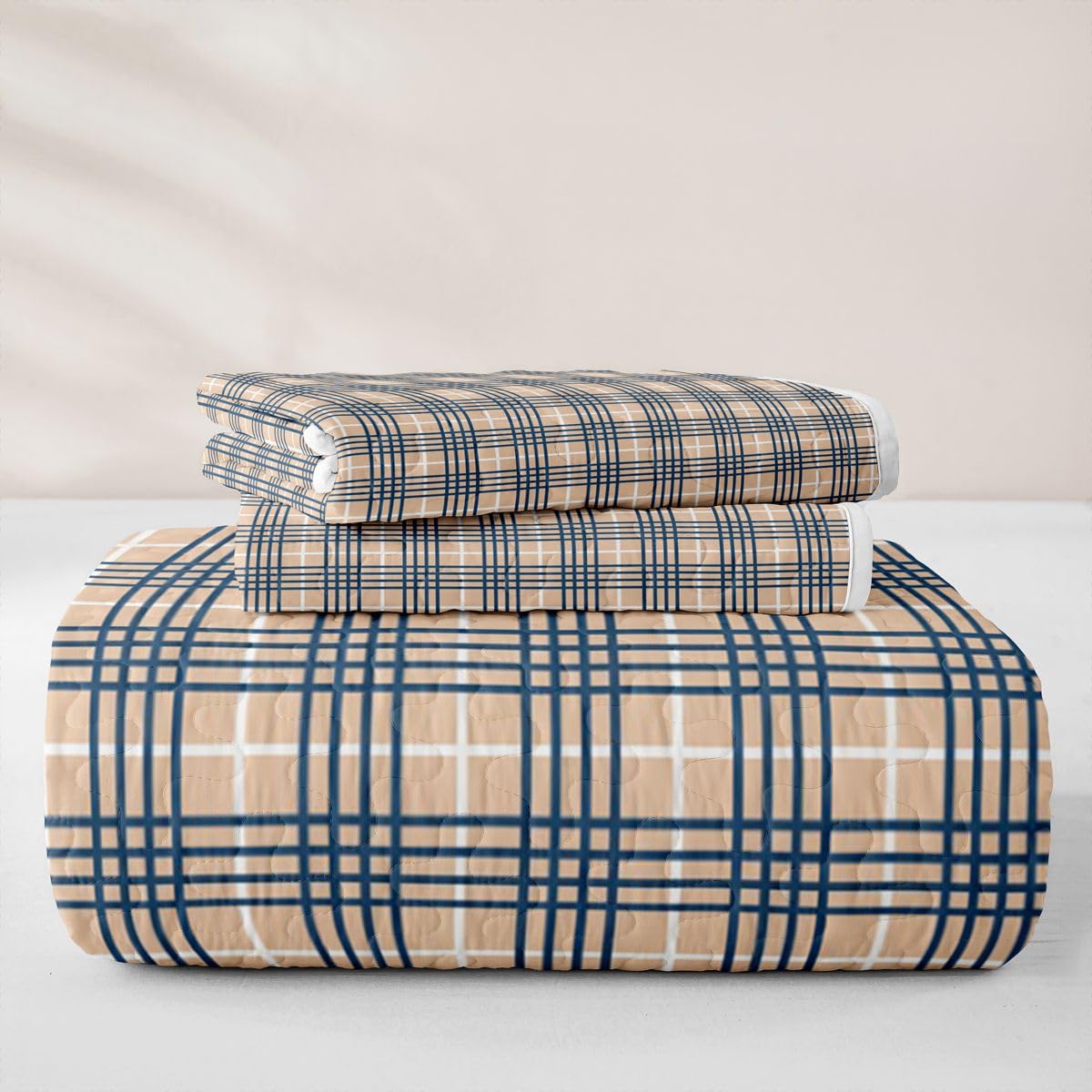 Homewish Buffalo Plaid Trapuntato Letto Matrimoniale