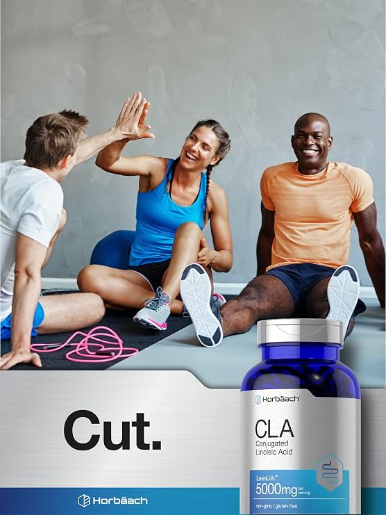 Horbaach CLA Supplement | 300 Softgel Pills | Maximum Potency