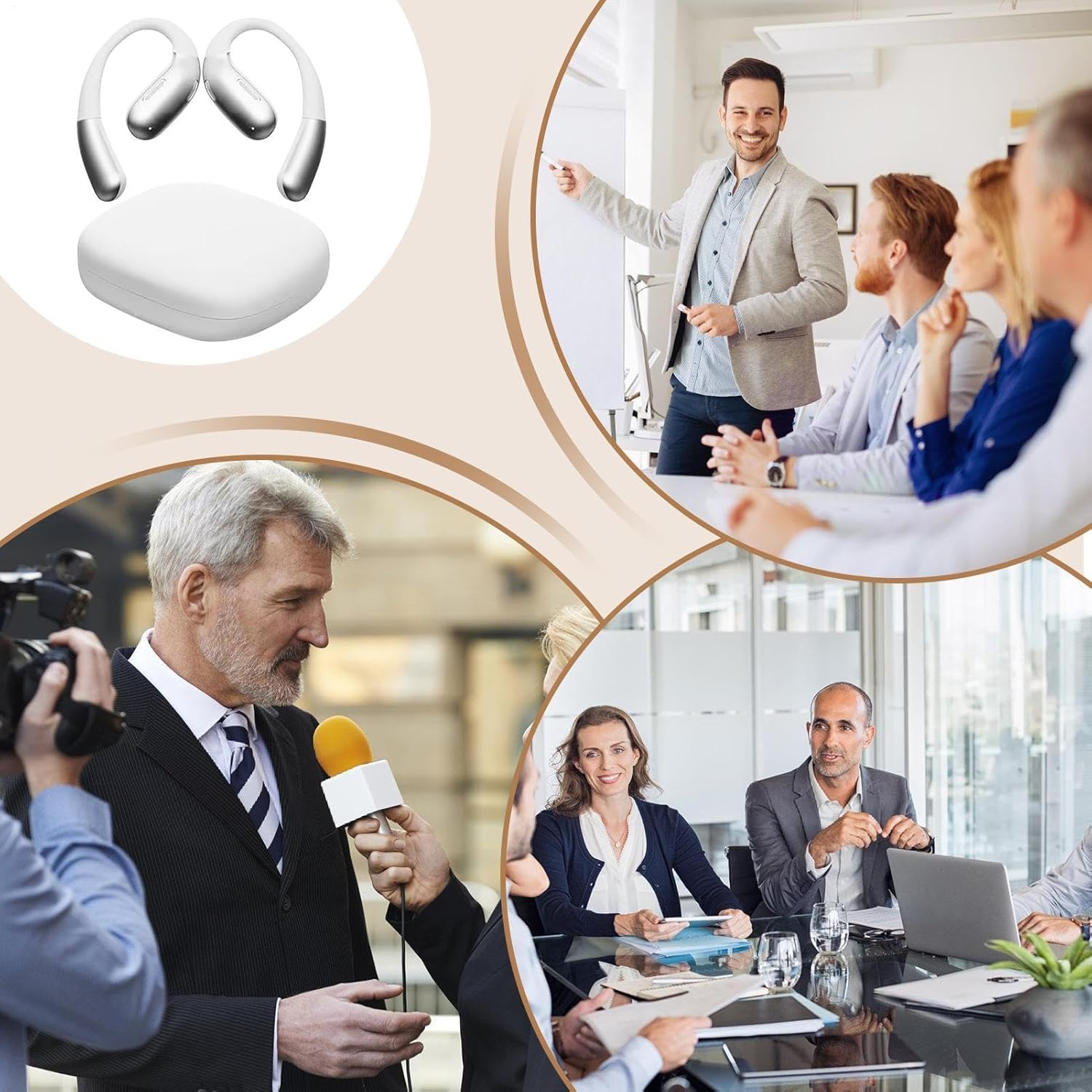 Translator Earbuds, Artificial ligence Earbuds, Translation Earbuds for Learning, Family Friends Translation Earbuds, Instant Connectivity Earbuds, AI Translation Earbuds for Learning