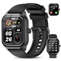 zaisia Smartwatch Uomo Donna con Chiamare/Rispondere, 2.01" Molteplici modalità Sportive