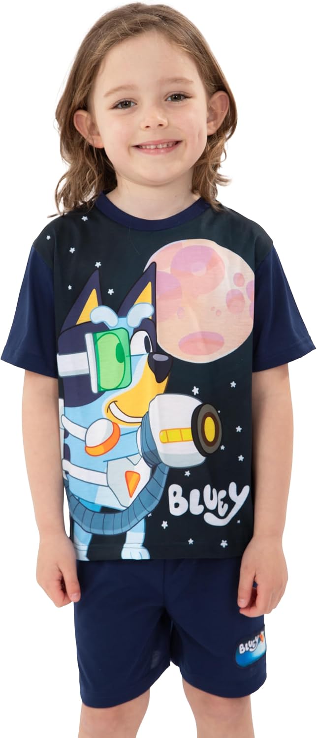Bluey Pajamas, Bingo Short Sleeve Boys Pajamas, Kids Pjs With Short Sleeve, Summer Pjs For Boys
