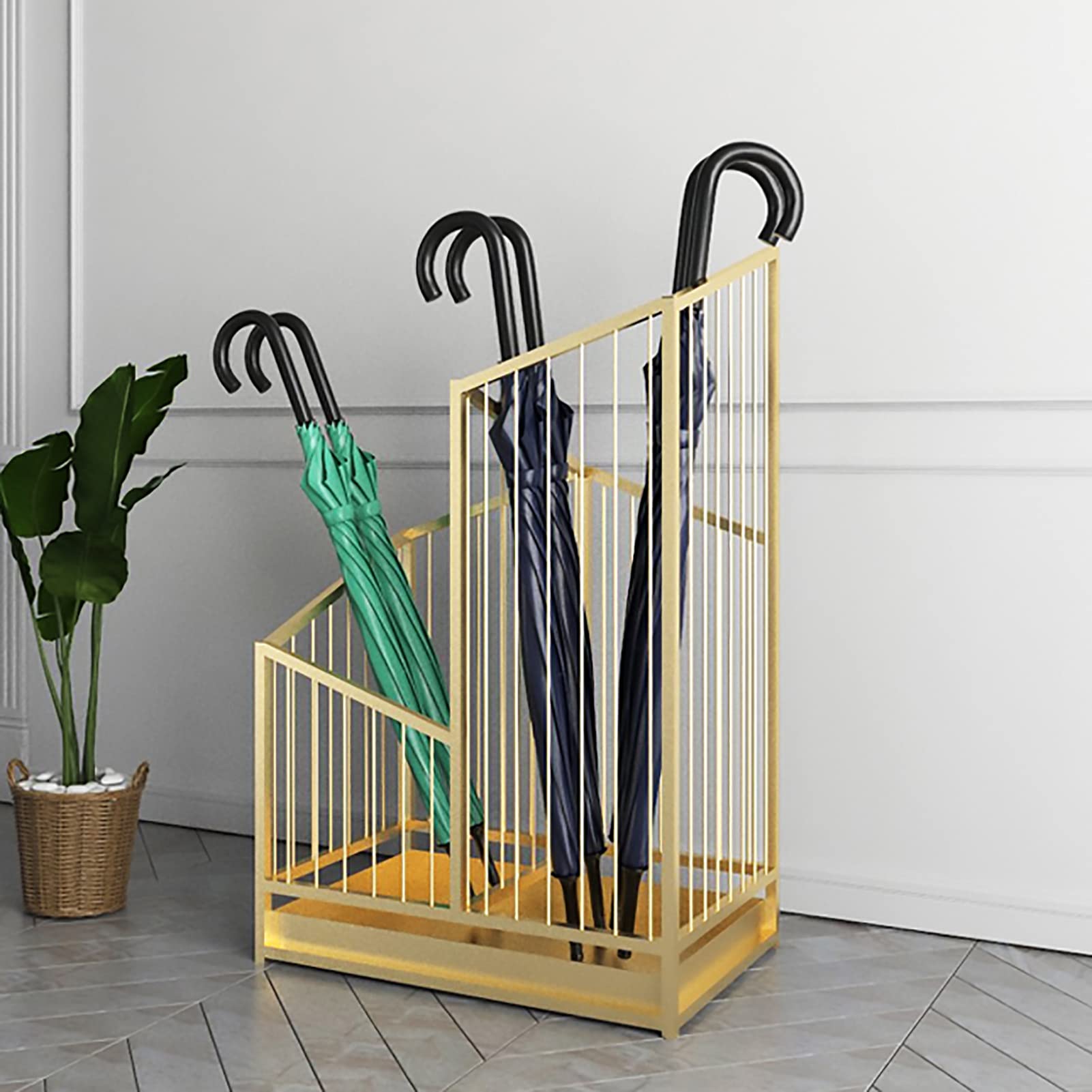 Porte-parapluie extérieur anti-goutte pour éviter les sols mouillés dans le couloir
