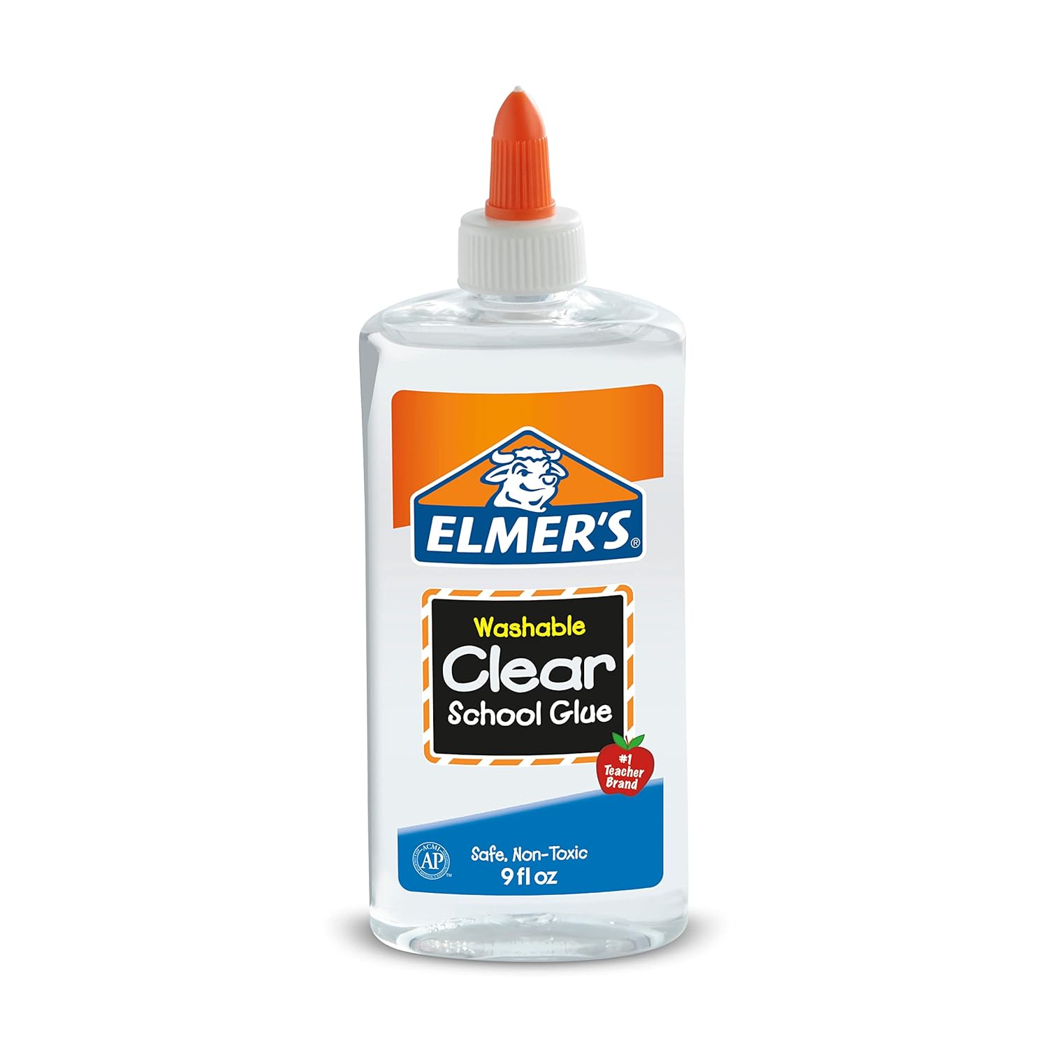 Elmer's Liquid School Glue, Clear, Washable, 9 Ounces, 24 Count - Great for Making Slime