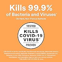 Vista 4 de Seventh Generation Lemongrass Citrus - Limpiador desinfectante multisuperficie, 26 onzas, paquete de 4