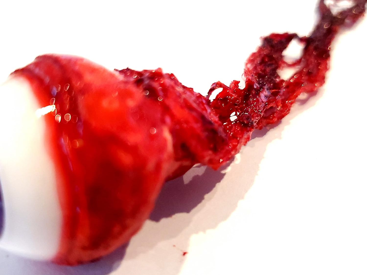 Dead Head Props Premium Life Size Ripped Out Eyeball Movie Quality Prop Halloween Prop Horror Prop (Many Colors) (red) image 3