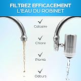 ORINKO Filtre à Eau pour Robinet, Réduction Calcaire, Chlore, Plomb, Odeurs - 3