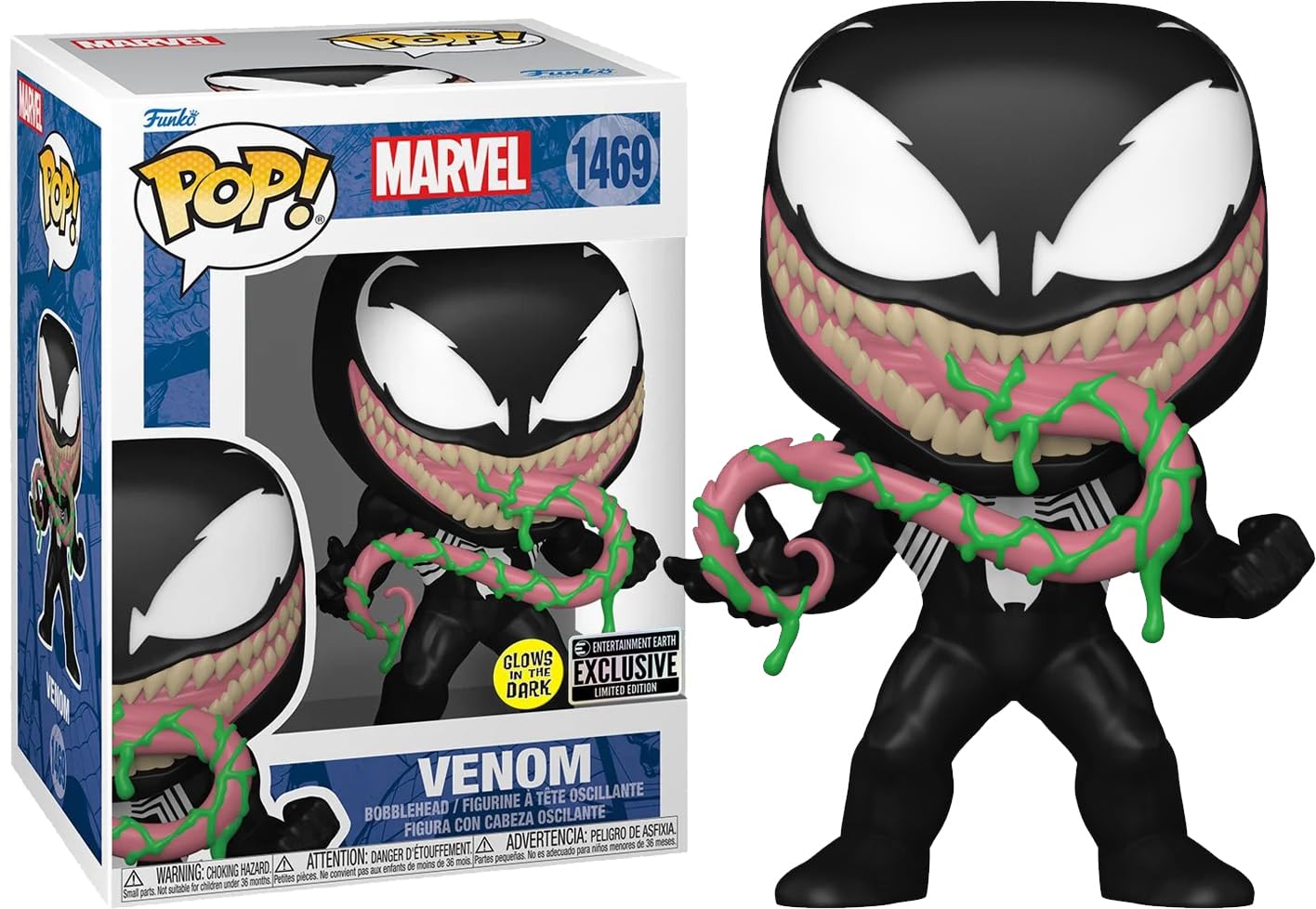 【即日発送】MARVEL カーネイジ ネオンブラックライト ケース付きFunko Funko Pop! Marvel Carnage (Black Light) Funko Shop Exclusive