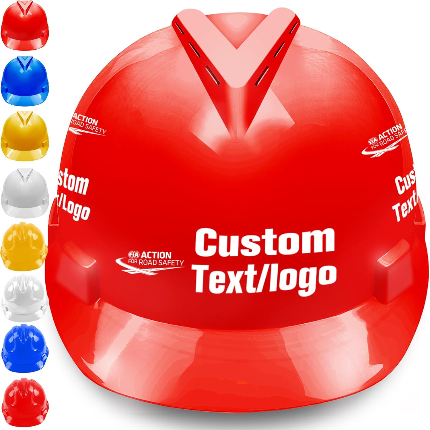 Custom Safety Hard Hat for Men Personalized Logo Construction Helmet Cap Suspension for Work, Home,Headwear Protection