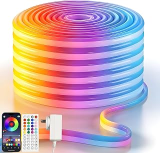 led灯带 防水 RGB 15米 24v 管灯 带遥控器和适配器 音乐联动