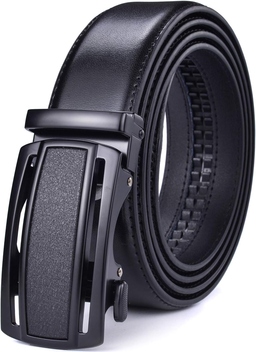 beltox fineMen Belts Leather Male Slide Ratchet Work Dress Strap w Interchangeable Buckle Beltox