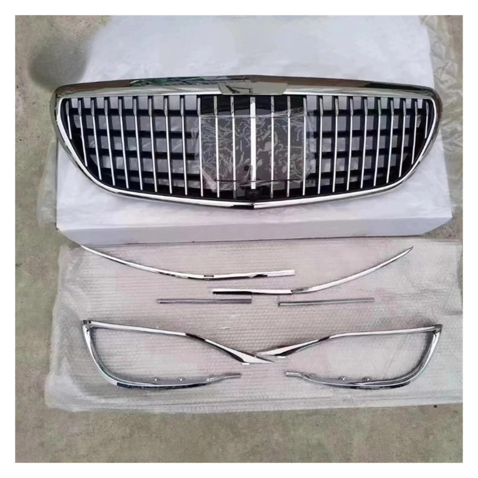 Kompatybilny z aktualizacją Mercedes-Benz klasy E W213 S680 Kompatybilny z montażem przedniego zderzaka Maybach zestaw części samochodowych (D118)(China Open)