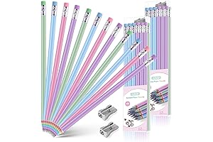 Ainiv 24 ct Pencil Set: Eco-friendly, Rainbow Colors for Creative Expression