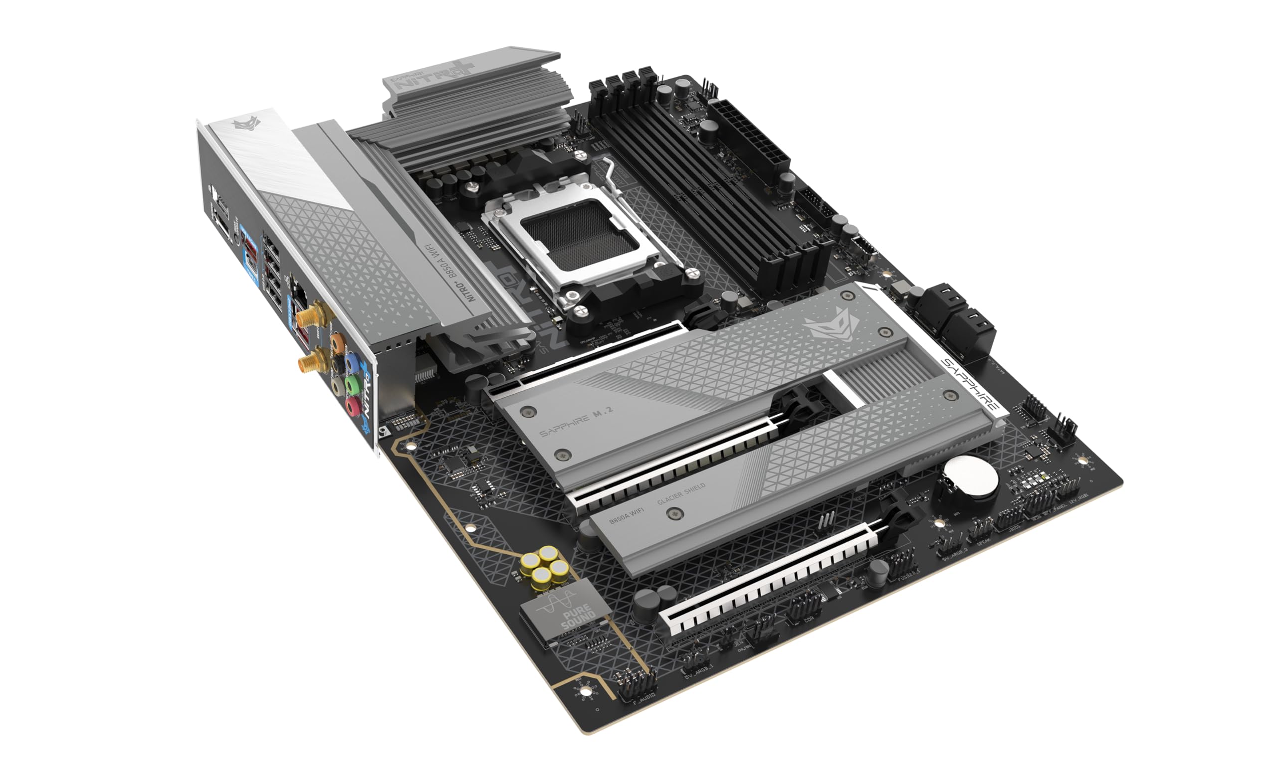 Sapphire Carte mère AMD AM5 ATX Nitro+ B850A WIFI7 52123-03-40G
