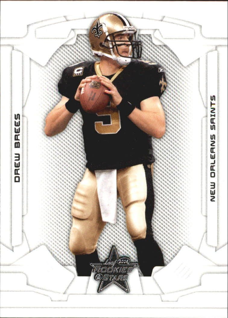 2008 Leaf Rookies and Stars #60 Drew Brees Saints NFL Football Card NM-MT