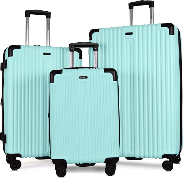 Amazon | AIRWAY 荷物3点セット - 軽量&丈夫なスーツケース TSAロック  