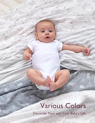 Miniatura 71 de Momcozy Mantas de muselina para bebés, niños y niñas, paquete de 4 mantas transpirables y agradables a la piel, esenciales para bebés, registro