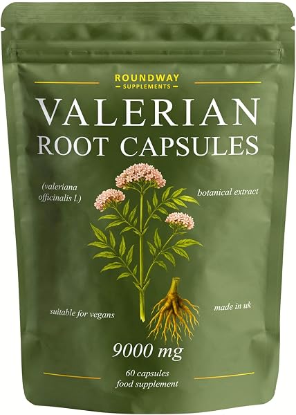 Roundway Supplements Valerian Root 9000mg Capsules
