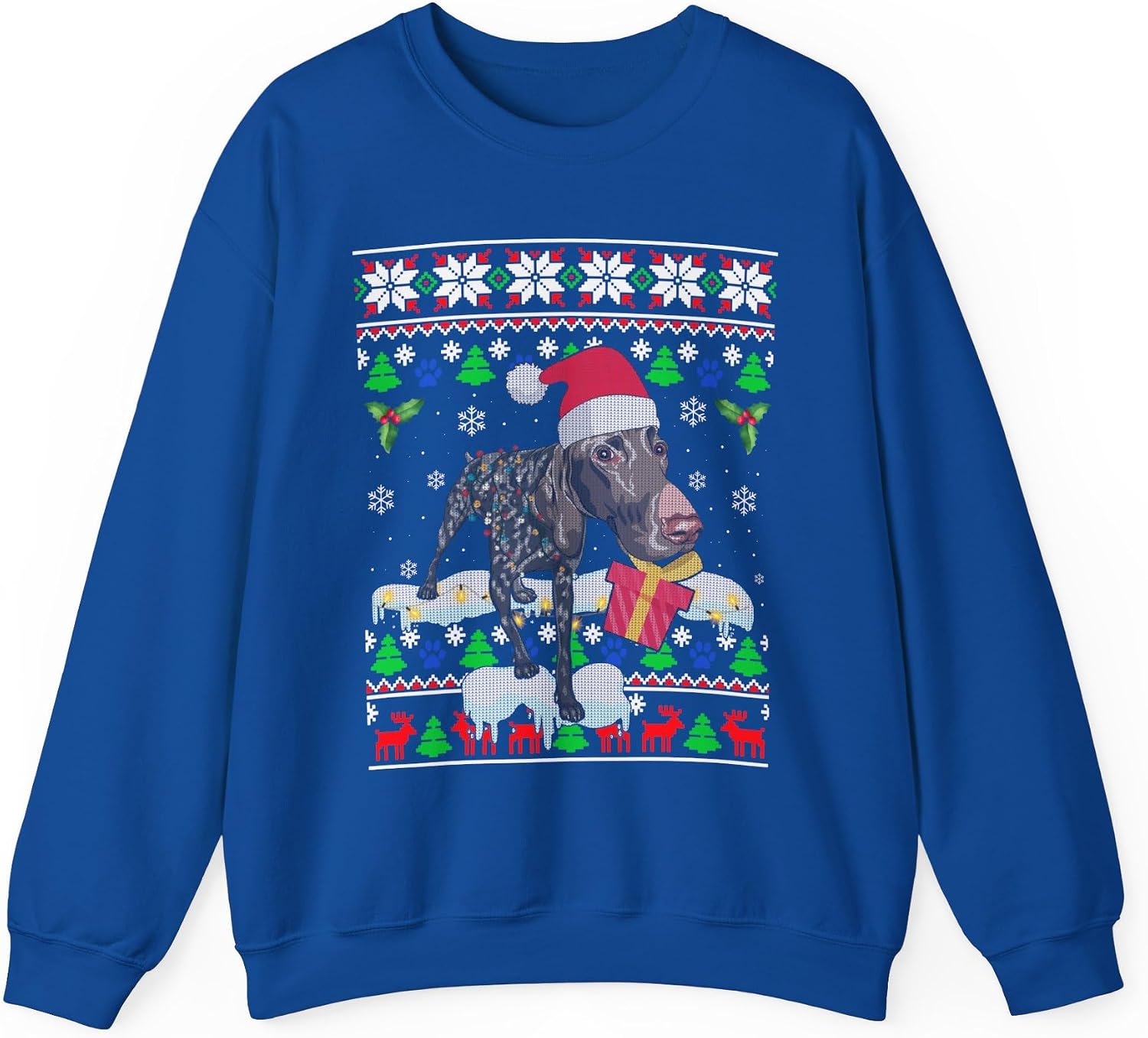 Christmas German Shorthaired Pointer Ugly Christmas Sweater Sweatshirt