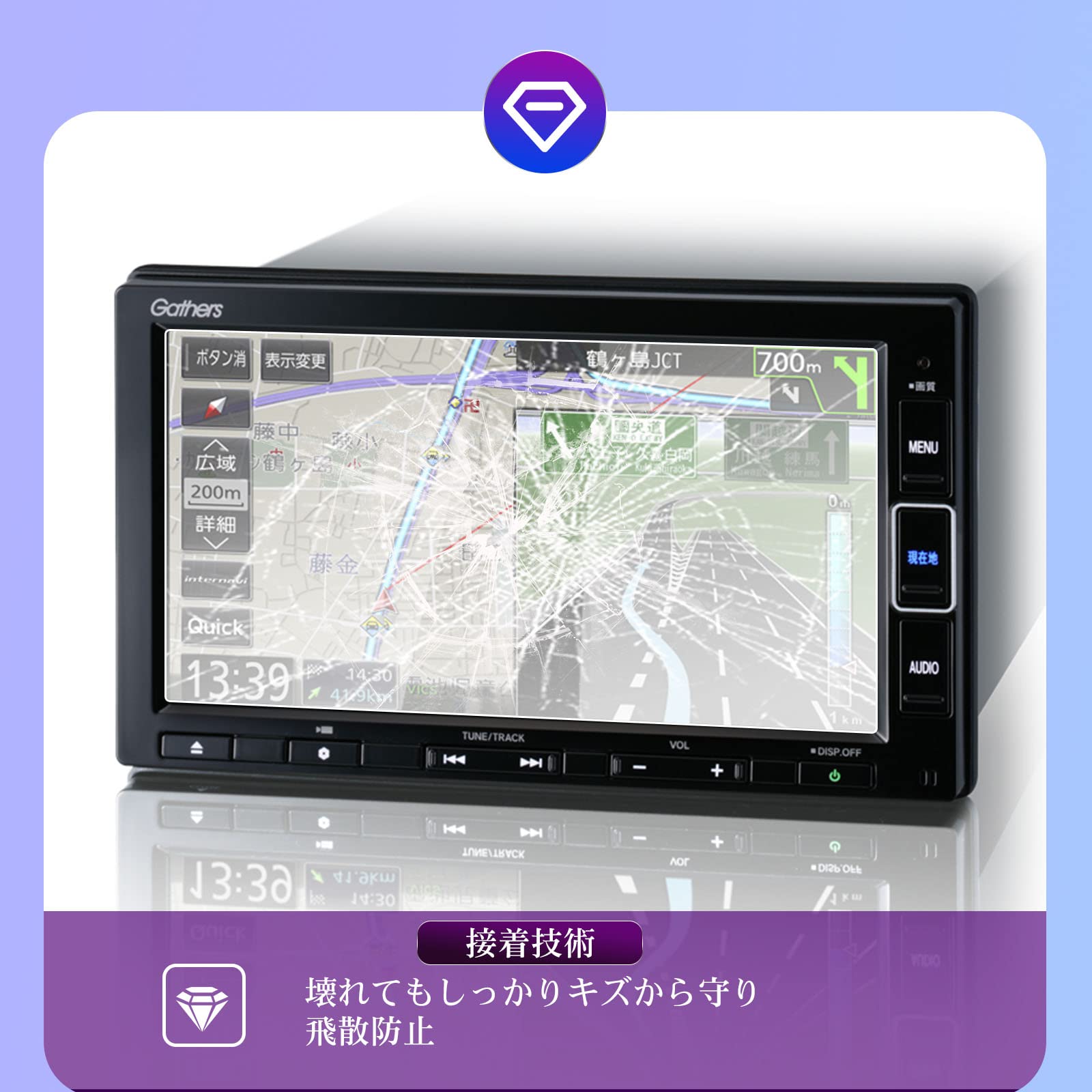 Amazon | 【RUIYA】ホンダ 7インチ ナビフィルム VXM-224VFi /VXM