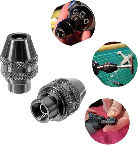 Miniatura 6 de 2 unids multi cambio rápido sin llave Chuck reemplazo para Dremel 4486 herramientas rotativas 3000 4000 7700 8200