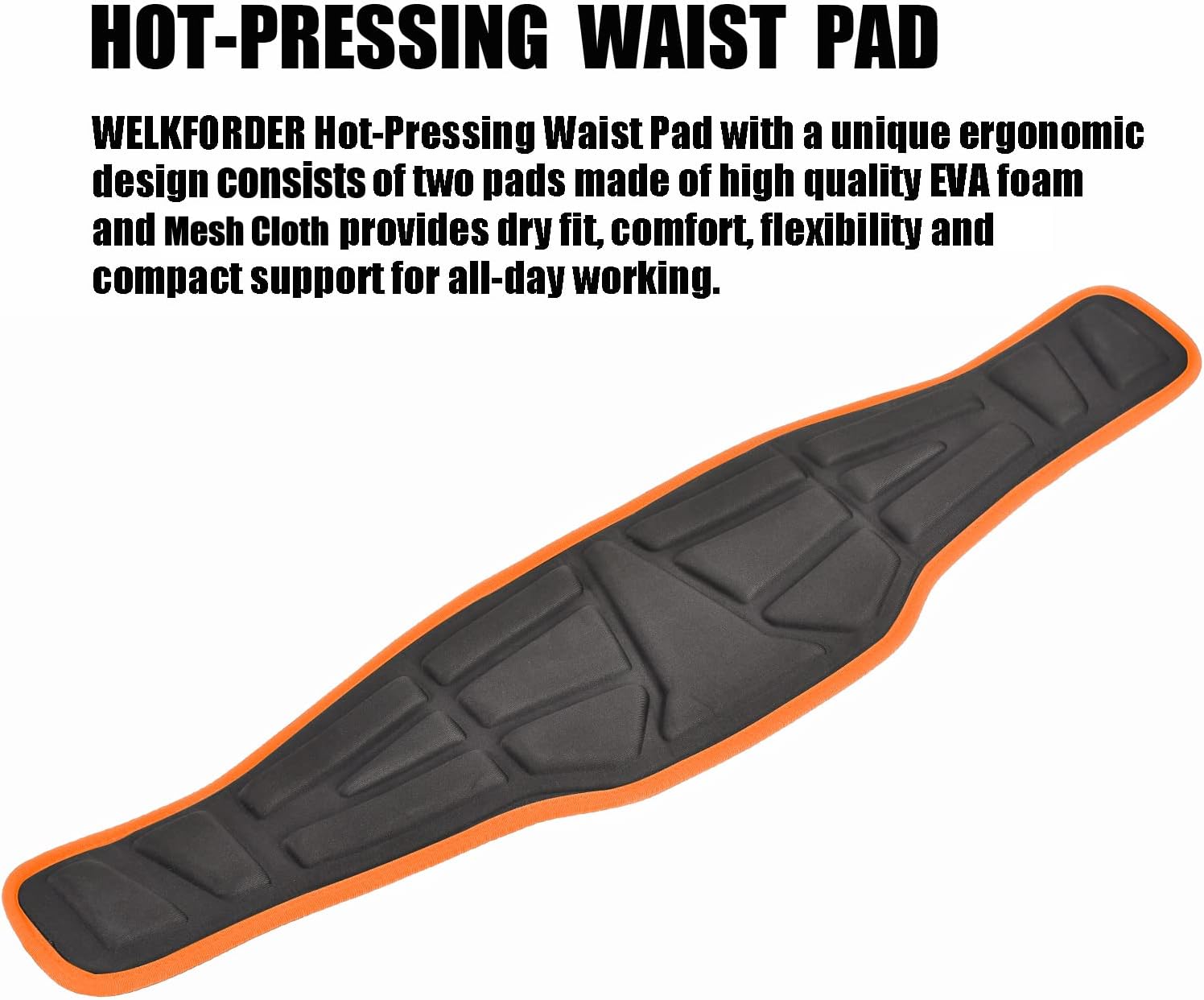 WELKFORDER 3 Aluminum D-Rings Premium Industrial Fall Protection Safety Harness Aluminum Torso Adjustment Buckles, Iron Quick Release Buckles | Waist & Shoulder Pad Support ANSI Compliant Full Body PPE - - 