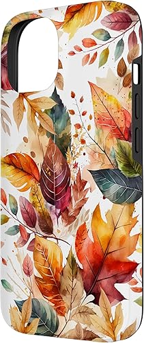 Miniatura 5 de Funda para iPhone 13 Pro Aesthetic Autumn Fall Colorful Leaves Watercolor Art