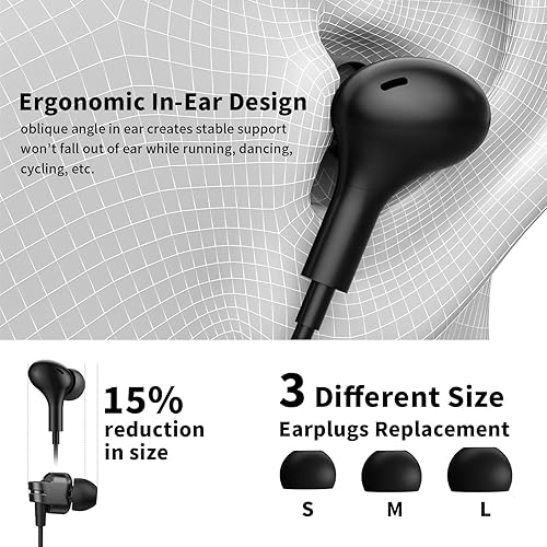 Miniatura 7 de Auriculares inalámbricos Bluetooth con banda para el cuello para Samsung S25 Ultra S24 S23 FE S22 A53 A25, auriculares deportivos HiFi estéreo