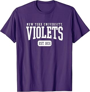 New York University NYU Violets Est. Date T-Shirt