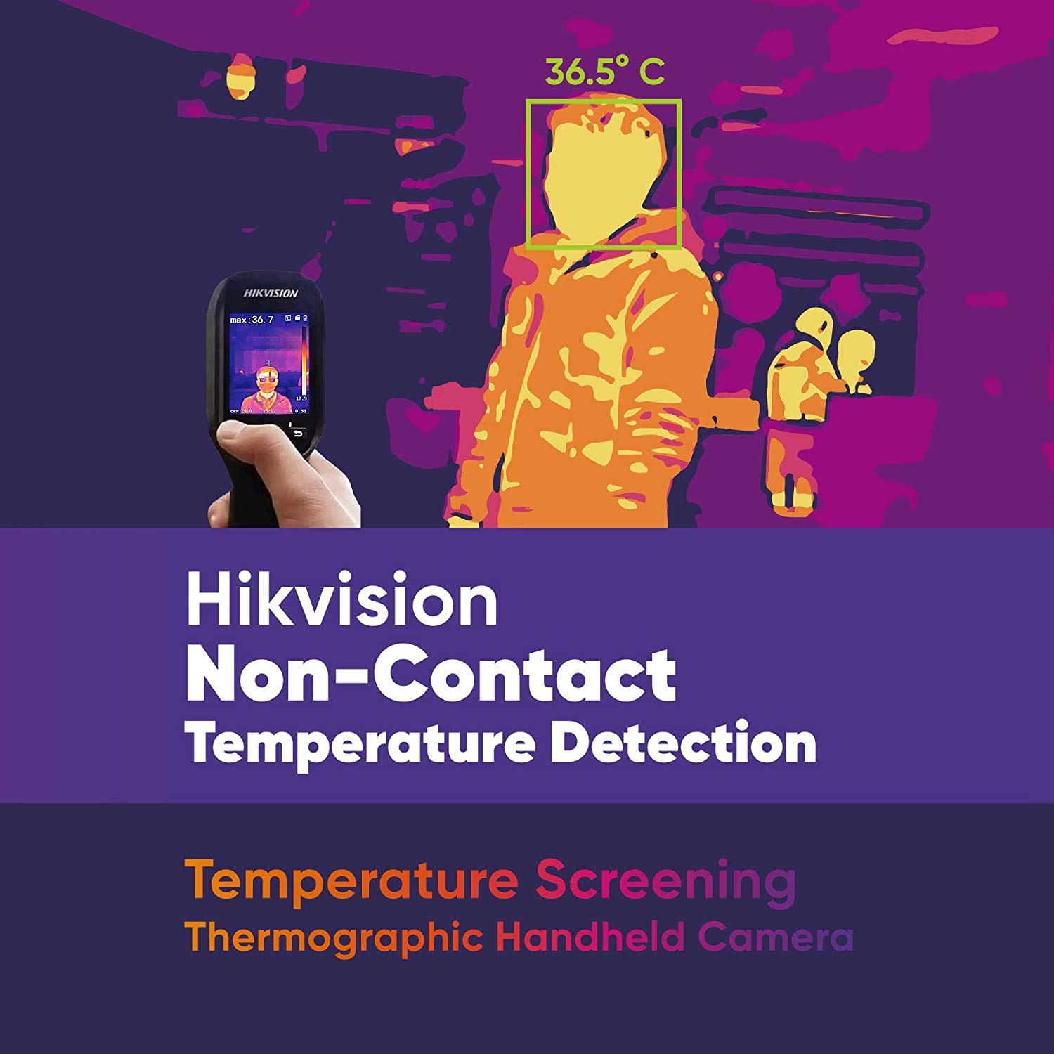 Hikvision Telecamera termica portatile per la misurazione della temperatura corporea