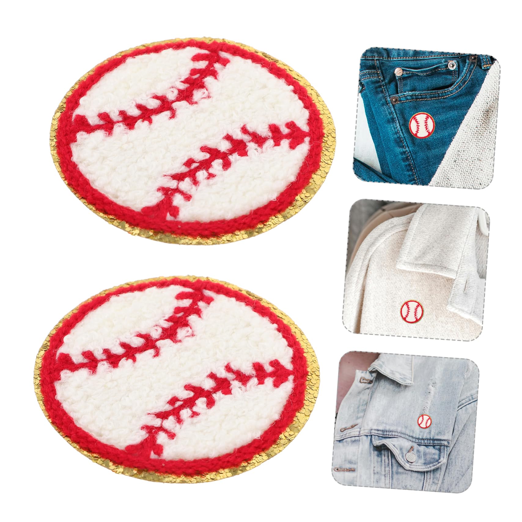 VALICLUD Parche De Tela Con Patrón De Béisbol Gorras Para Gorras De Béisbol Gorra De Beisbol Mujer Gorras De Beisbol Para Hombre Fiesta Parches Hilo De Toalla